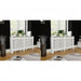 Radiatordeksler 2 stk hvit konstruert tre 152 cm