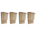 Flaggermushus 4 stk 22x12x34 cm tre vidaXL