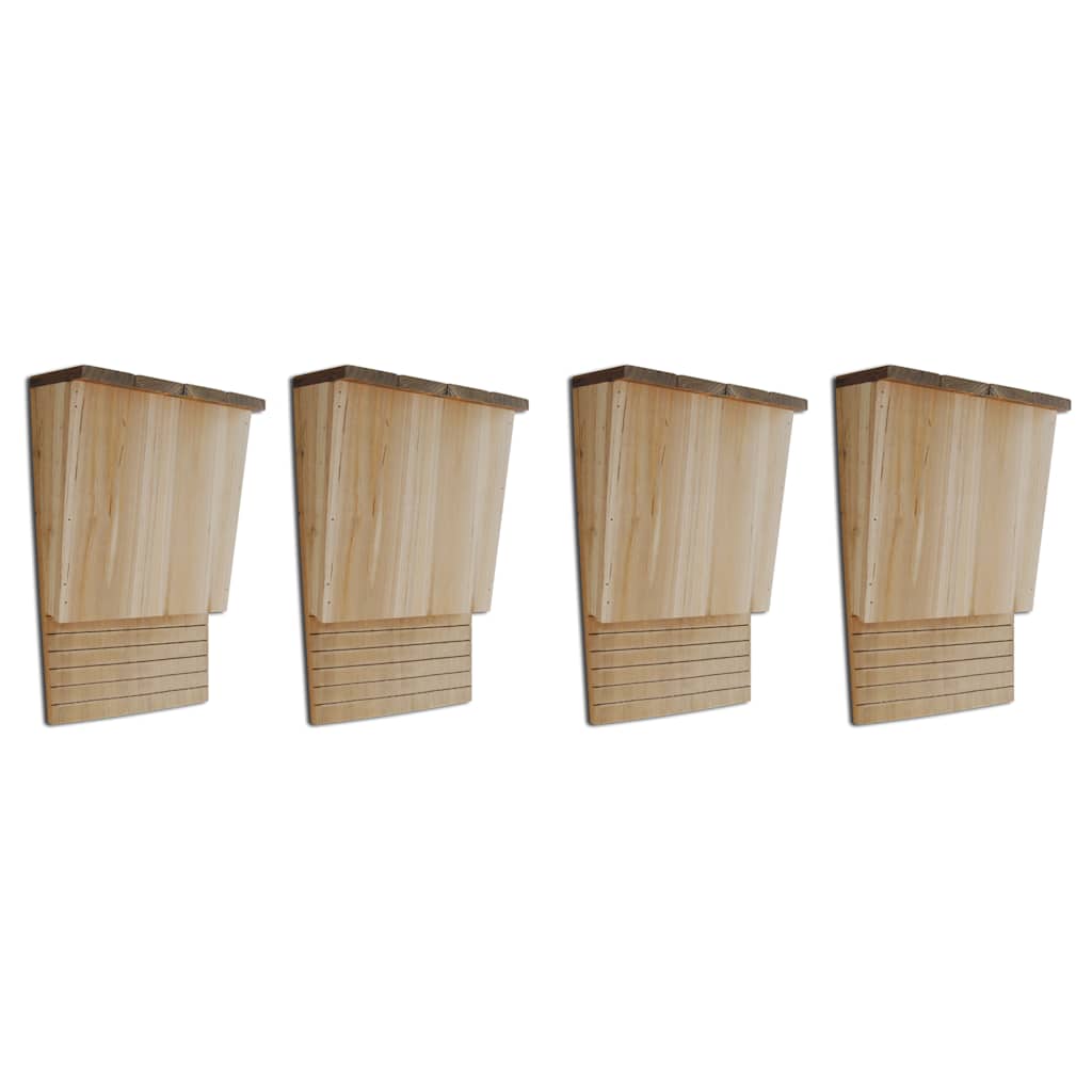 Flaggermushus 4 stk 22x12x34 cm tre vidaXL