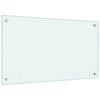 Kjøkkenplate hvit 70x40 cm herdet glass