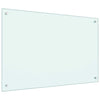 Kjøkkenplate hvit 90x60 cm herdet glass