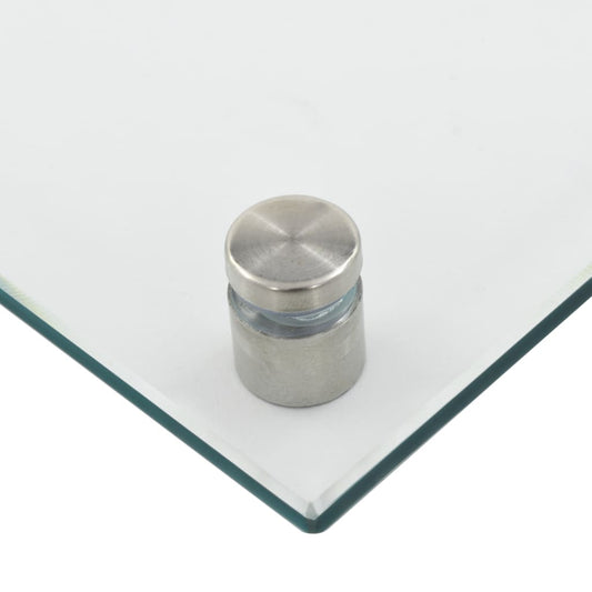 Kjøkkenplate gjennomsiktig 70x50 cm herdet glass