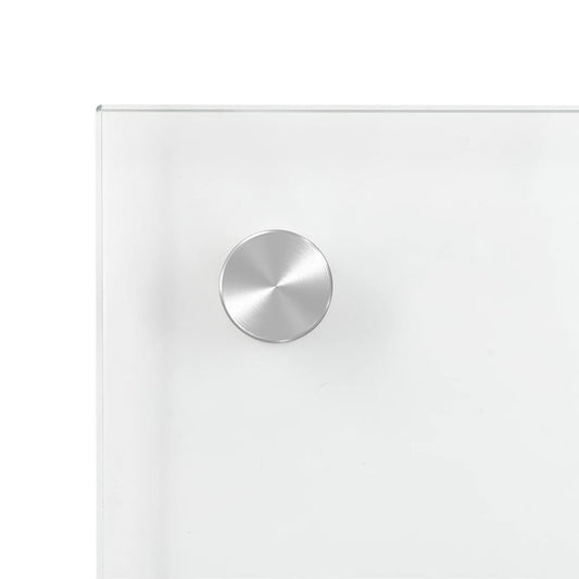 Kjøkkenplate gjennomsiktig 80x50 cm herdet glass