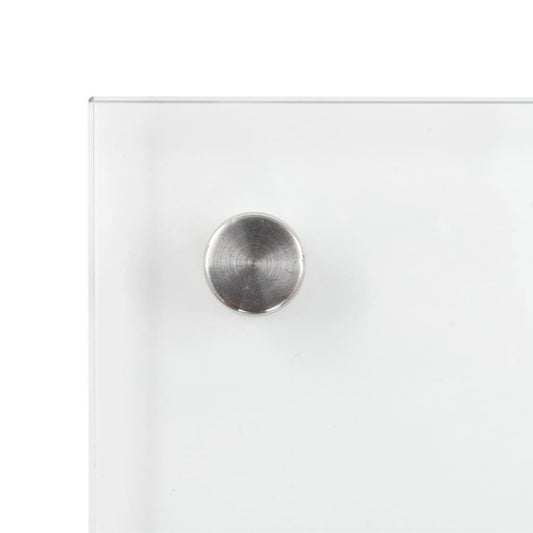Kjøkkenplate gjennomsiktig 100x50 cm herdet glass