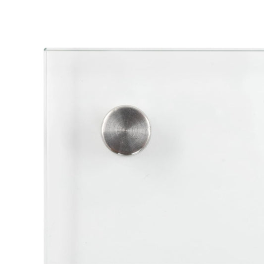 Kjøkkenplate gjennomsiktig 100x60 cm herdet glass