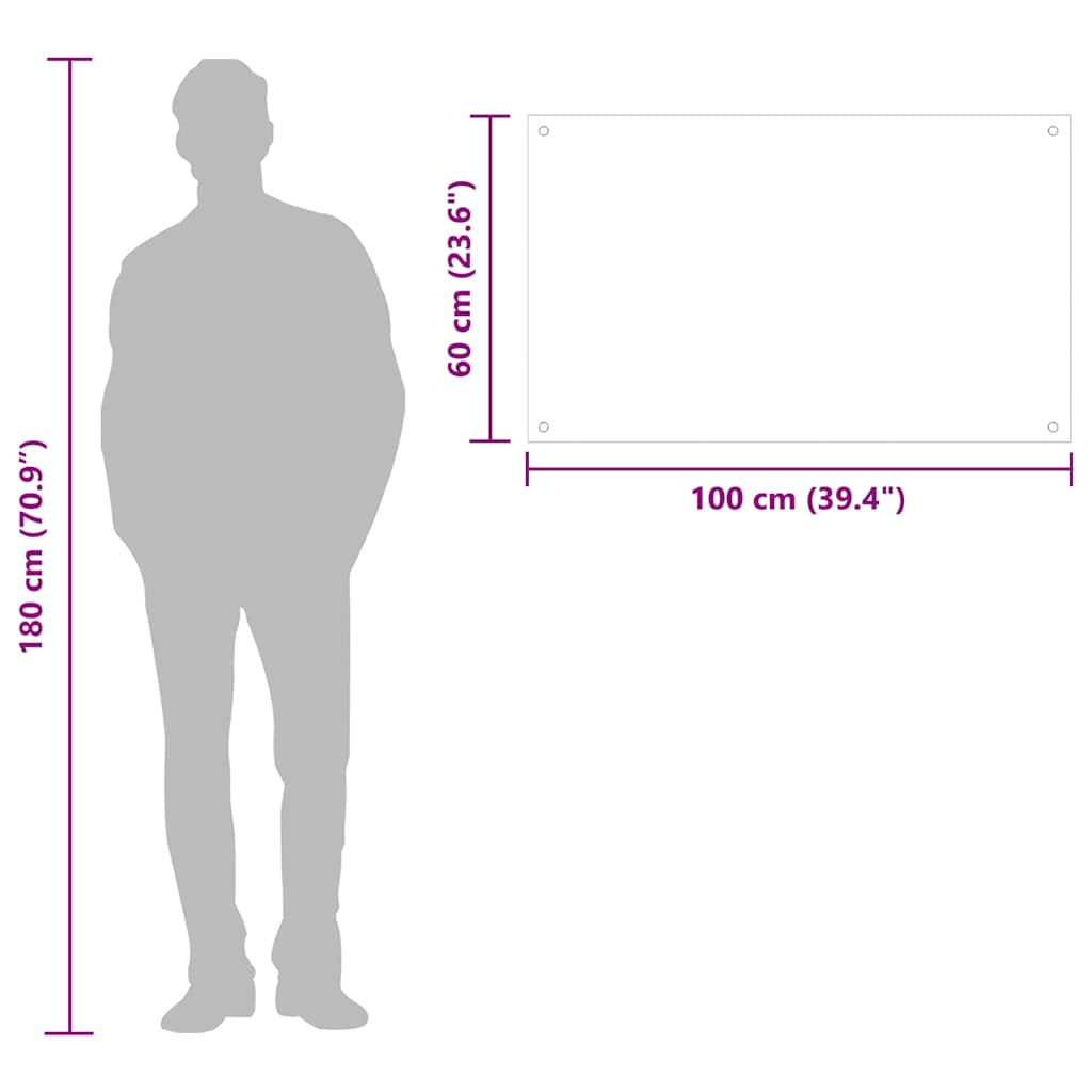 Kjøkkenplate svart 100x60 cm herdet glass