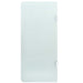 Veggmontert urinal innsynsskjerm 90x40 cm herdet glass