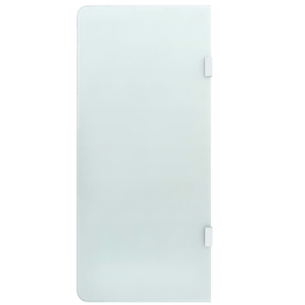 Veggmontert urinal innsynsskjerm 90x40 cm herdet glass