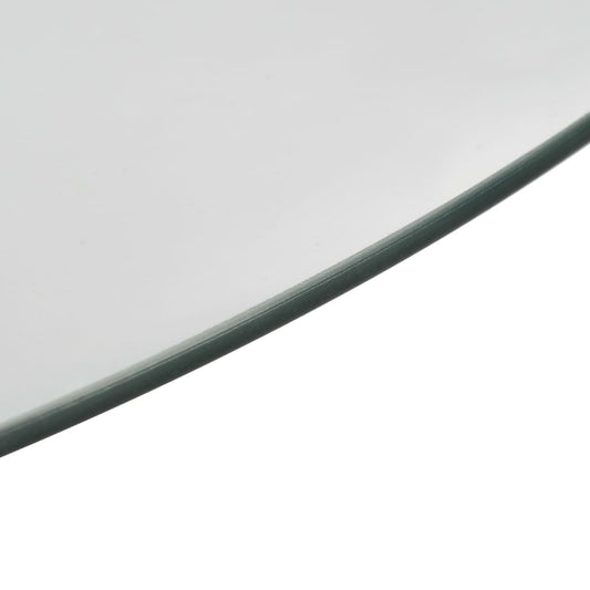 Roterende serveringsbrett gjennomsiktig 60 cm herdet glass
