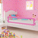 Sengehest småbarn rosa 180x42 cm polyester
