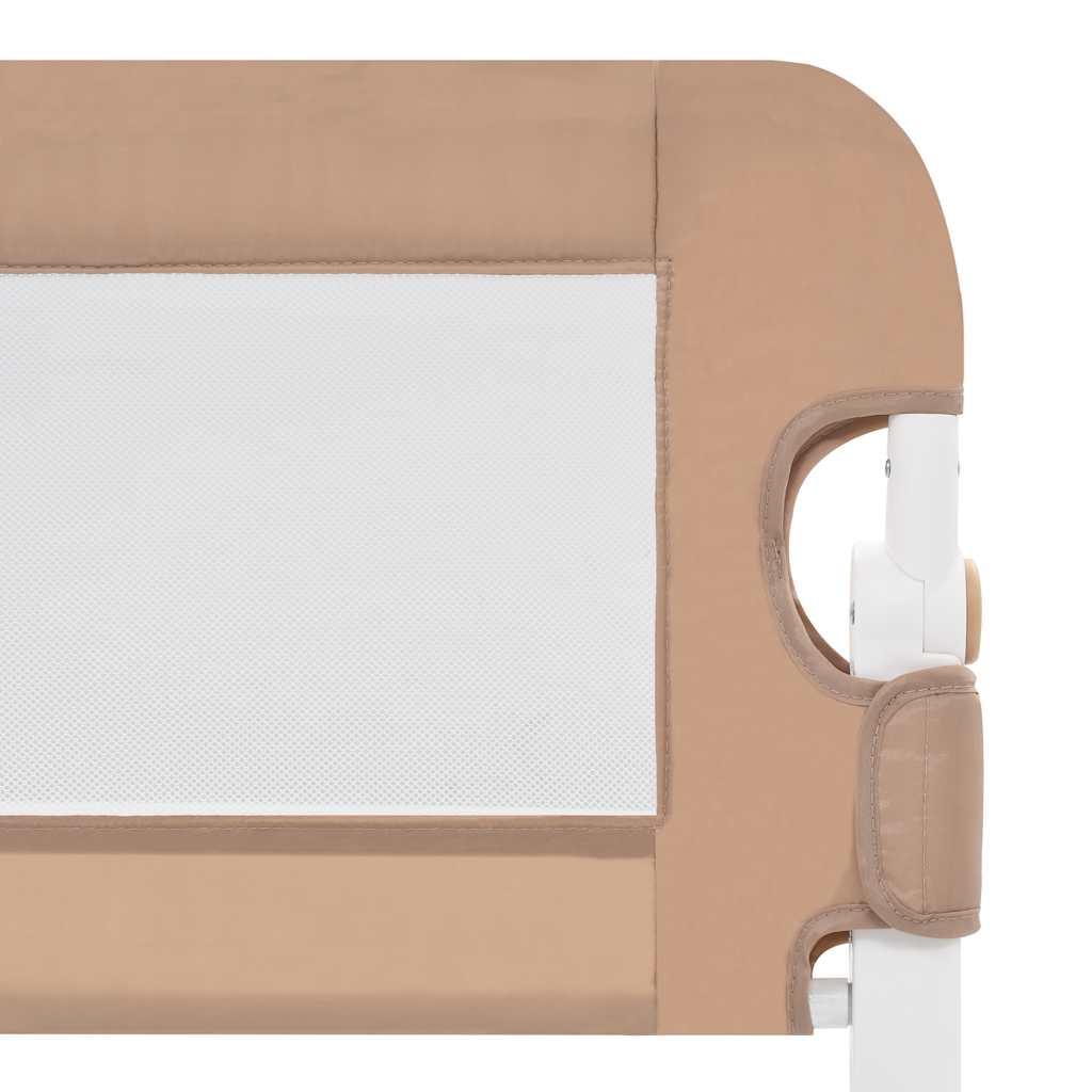 Sengehest småbarn gråbrun 120x42 cm polyester