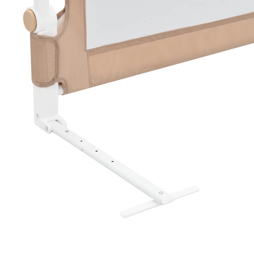 Sengehest småbarn gråbrun 180x42 cm polyester