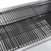 Grill med elektrisk grillspyd rustfritt stål