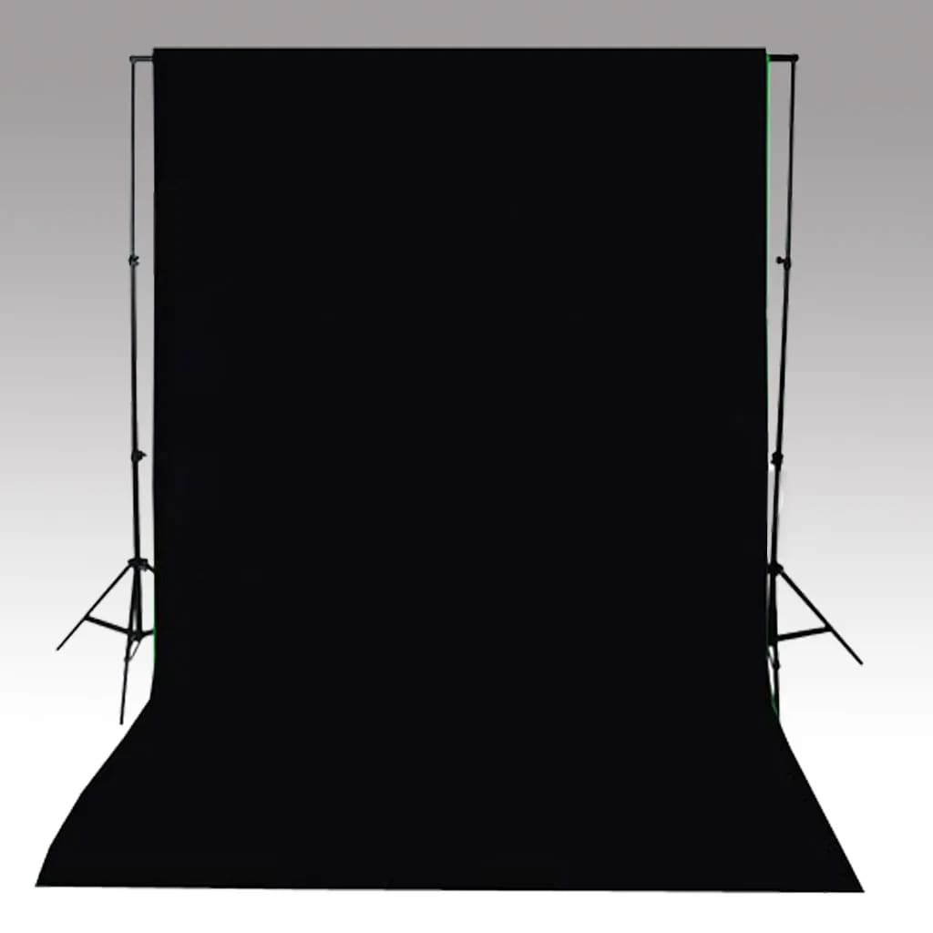 Bakteppe bomull uten stativ svart 500x300 cm