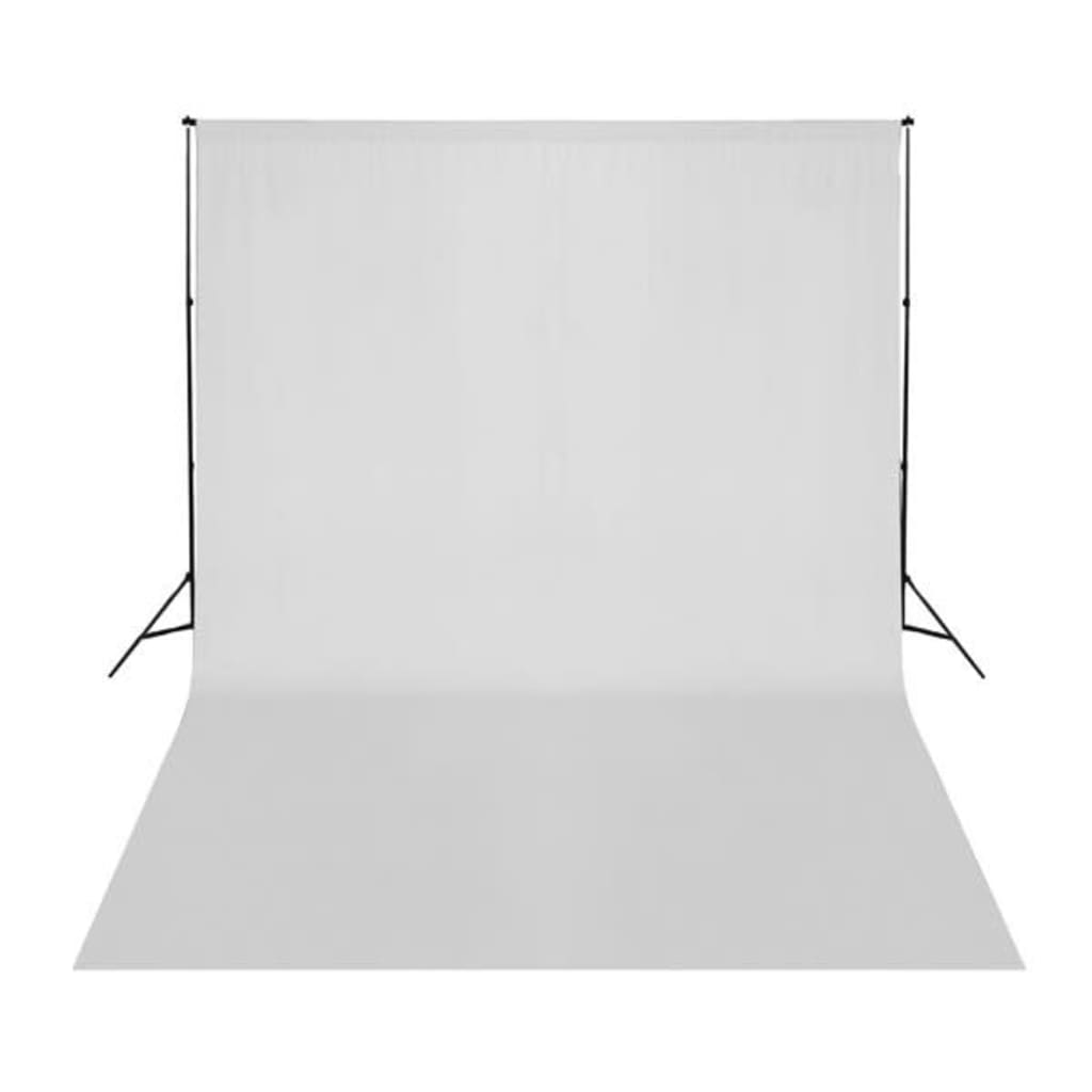 Bakteppe bomull uten stativ hvit 500x300 cm
