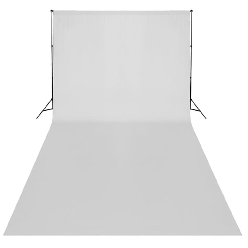 Bakteppe bomull uten stativ hvit 600x300 cm