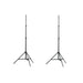 Lysstativ 2 stk høyde 78-210 cm