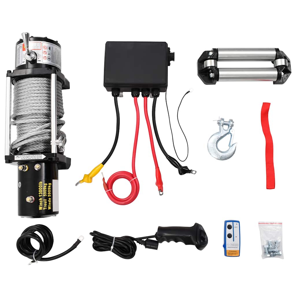 Elektrisk vinsj 12 V 5909 kg