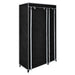 Sammenleggbar garderobe svart 110 x 45 x 175 cm