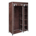 Garderobe stoff brun