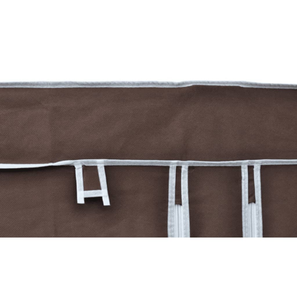Garderobe stoff brun