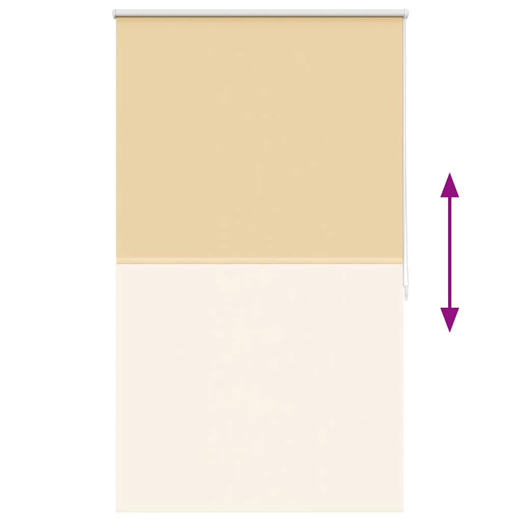 Rullegardin mørklegging 84,4x175 cm Stoffbredde 80 cm beige