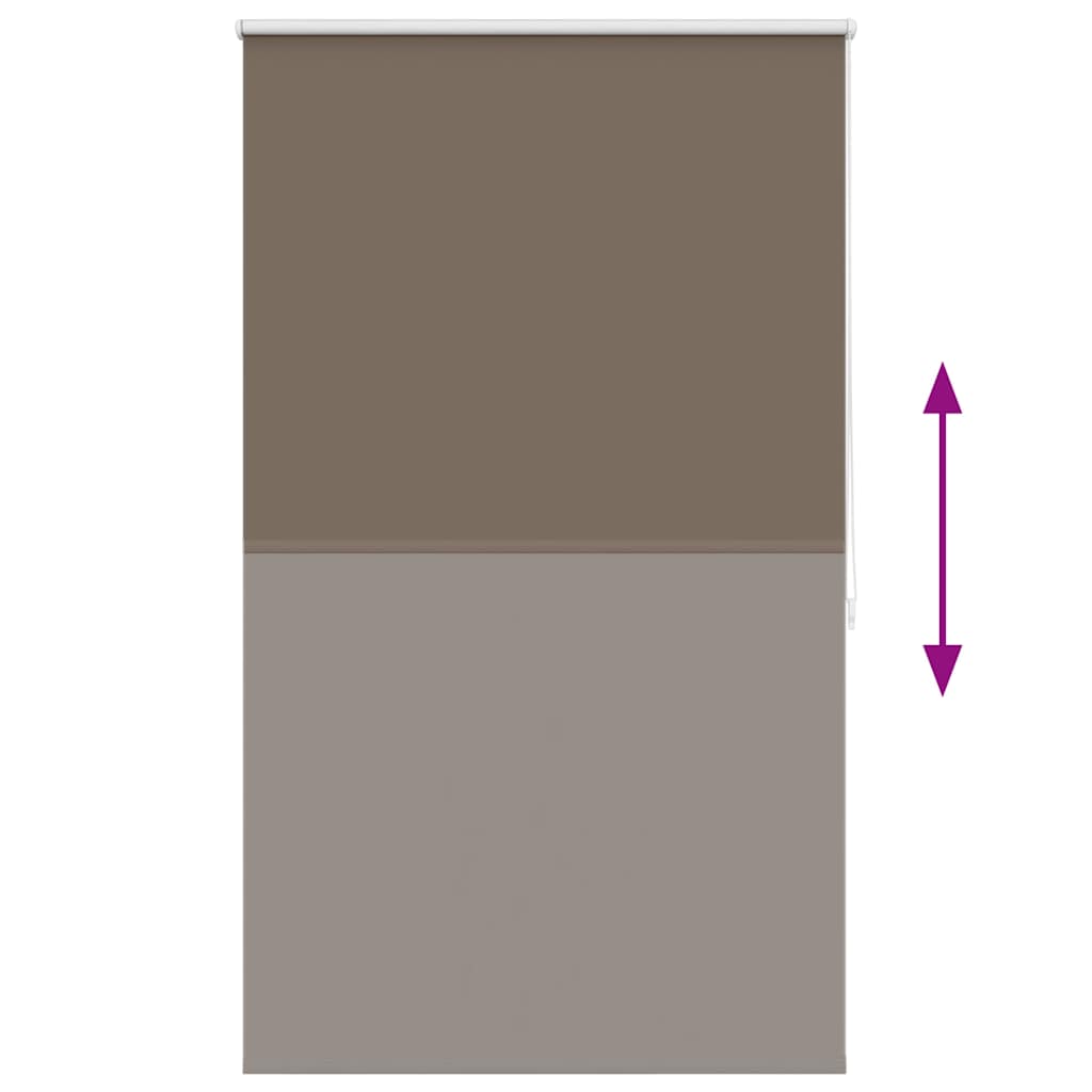Rullegardin mørklegging 84,4x175 cm Stoffbredde 80 cm kaffe