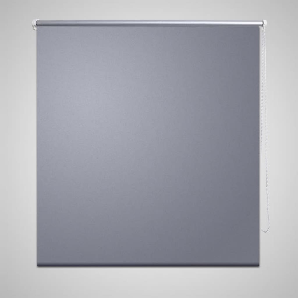 Rullegardin mørklegging 144,4x175 cm Stoffbredde 140 cm grå