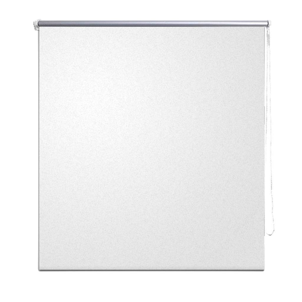 Rullegardin mørklegging 124,4x230 cm Stoffbredde 120 cm hvit