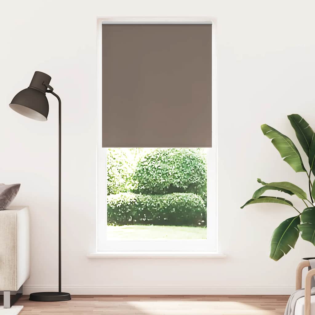 Rullegardin mørklegging 124,4x230 cm Stoffbredde 120 cm kaffe