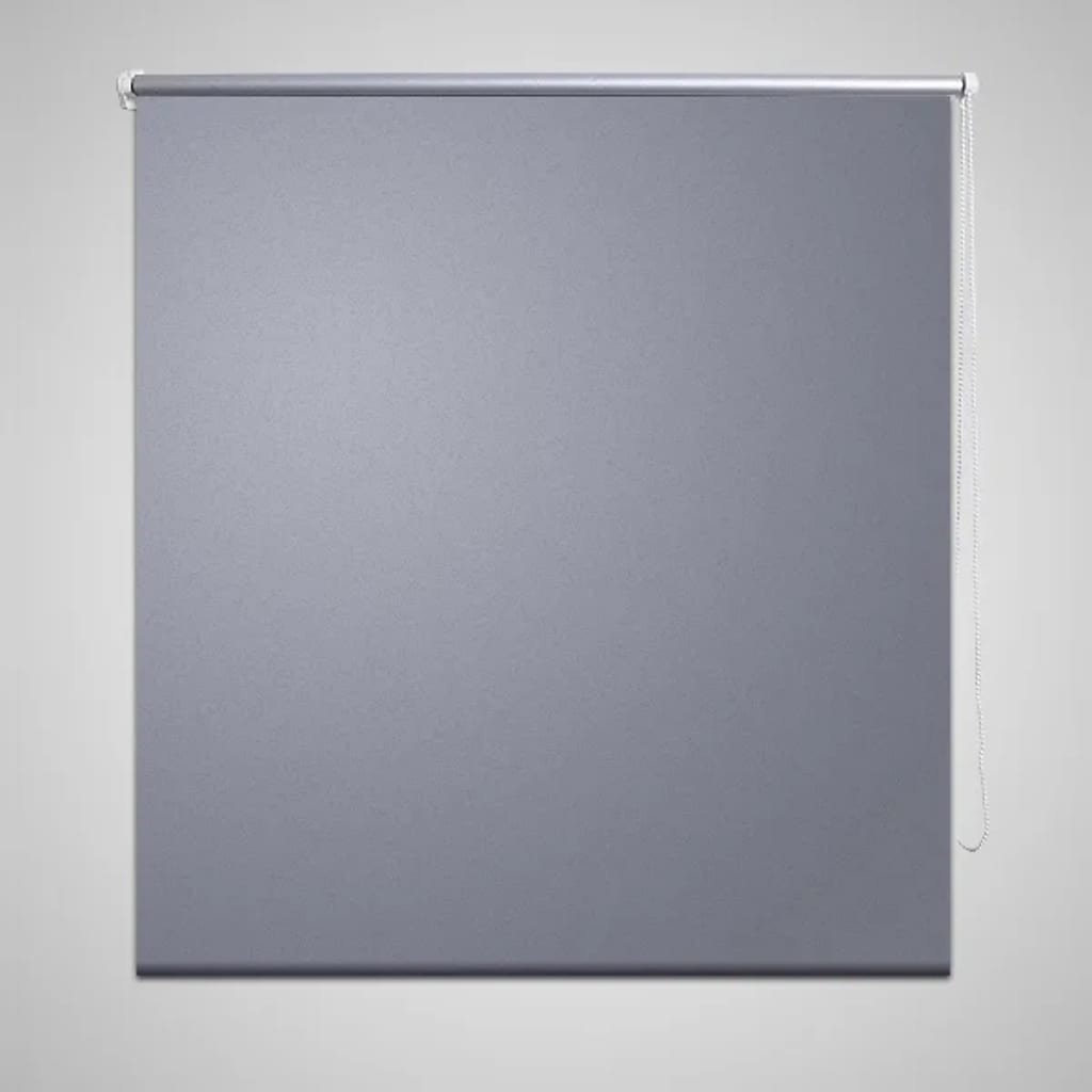Rullegardin mørklegging 164,4x230 cm Stoffbredde 160 cm grå