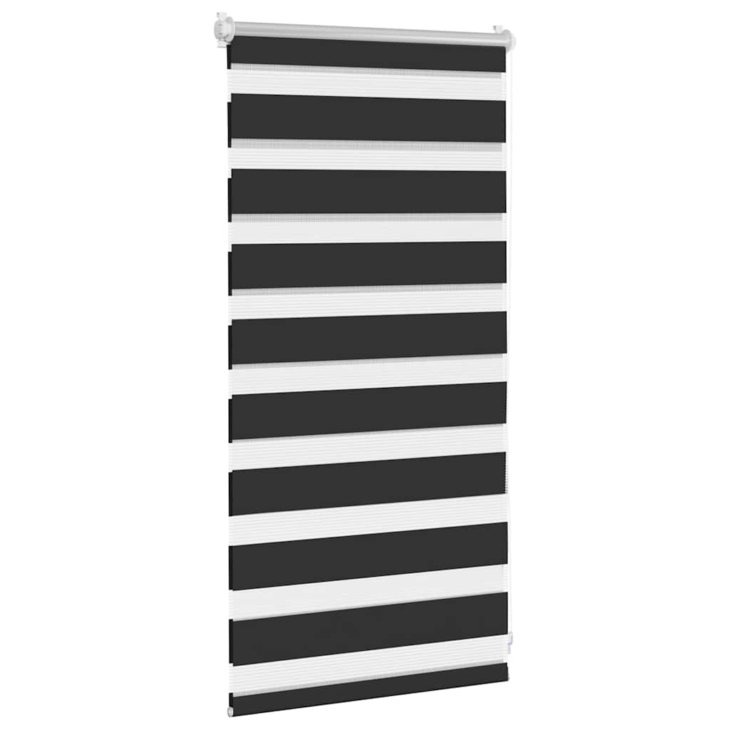 Sebragardin 40,9x100 cm Stoffbredde 36,7 cm svart