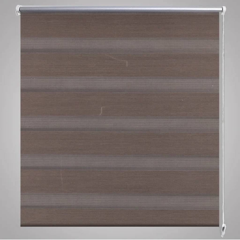 Zebra Rullegardin 60 x 120 cm Kaffe Farge