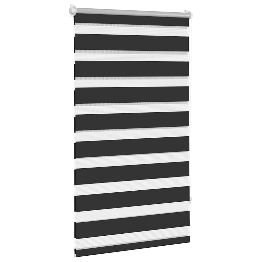 Sebragardin 70,9x120 cm Stoffbredde 66,7 cm svart
