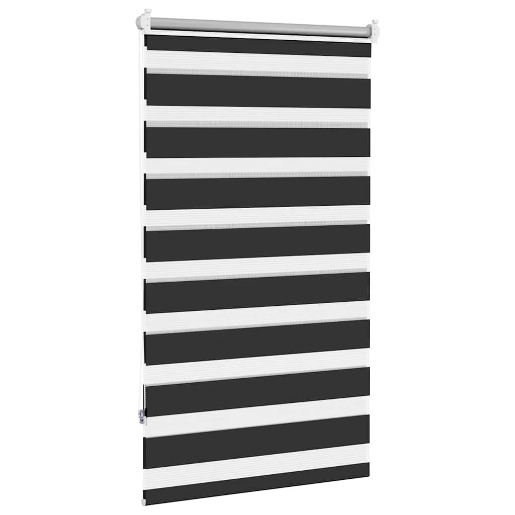 Sebragardin 70,9x120 cm Stoffbredde 66,7 cm svart