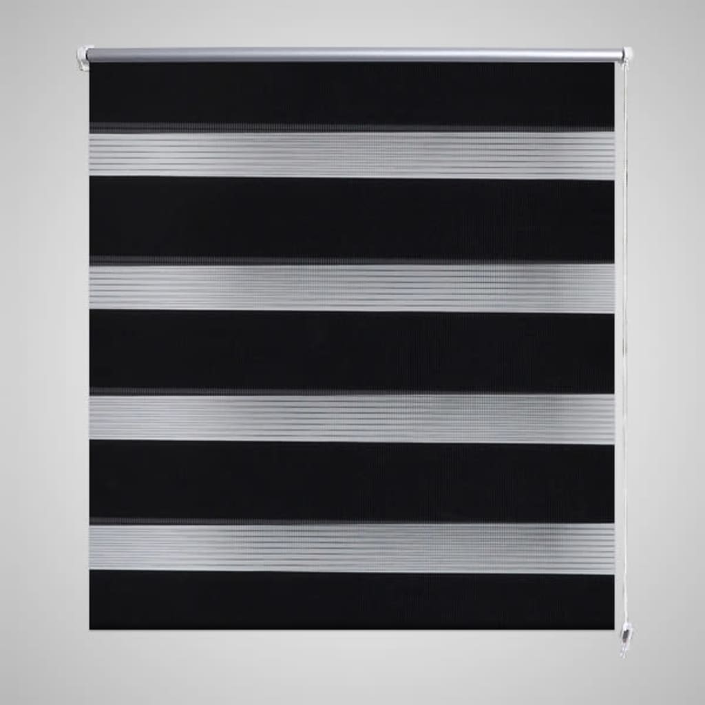Sebragardin 80,9x150 cm Stoffbredde 76,7 cm svart