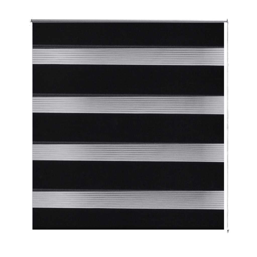 Sebragardin 120,9x175 cm Stoffbredde 116,7 cm svart