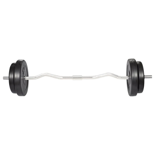 Curl-stang med vekter 30 kg