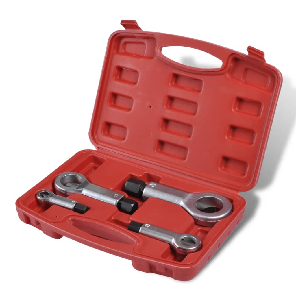 Mutterfjerner/splitter sett 9 - 27 mm 4 stk vidaXL