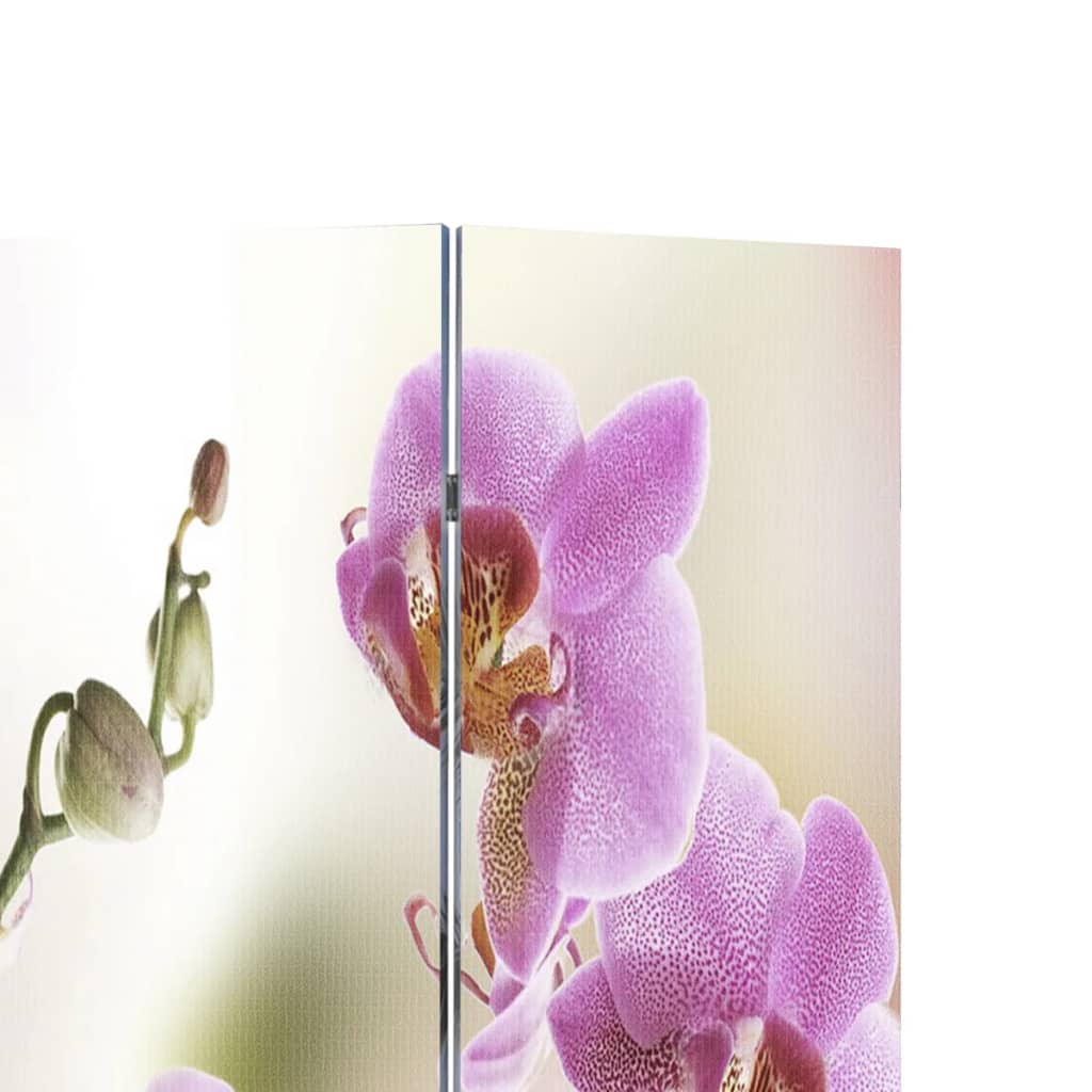 Sammenleggbar romdeler 217x170 cm blomst