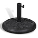 Parasollstativ/holder harpiks 9 kg vidaXL