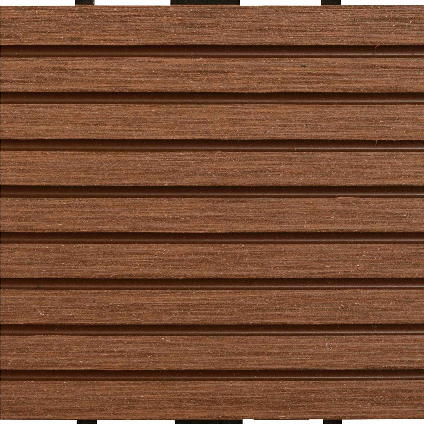 Terrasseflis 11 pcs Brun 30 x 30 cm WPC