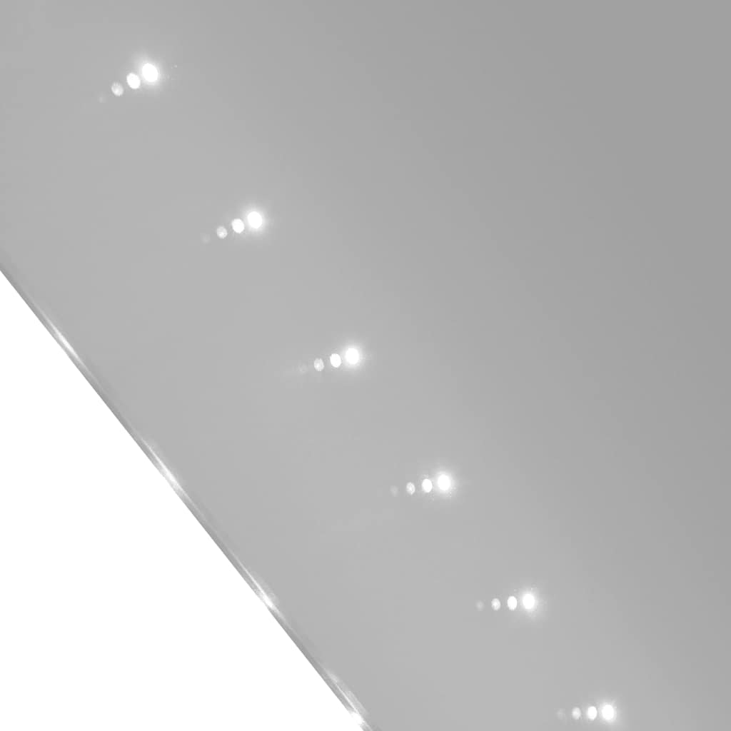Bad speil med LED-lyser (60 x 80 cm)