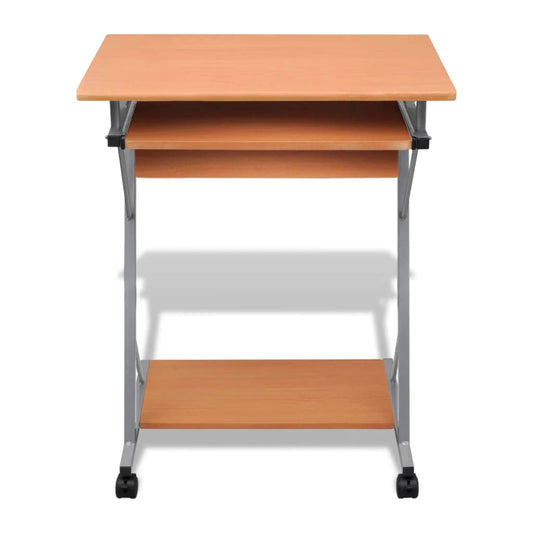 Datamaskin Skrivebord Brun Finish