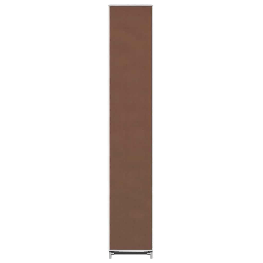 Skoskap med deksel 57 x 29 x 162 cm brun