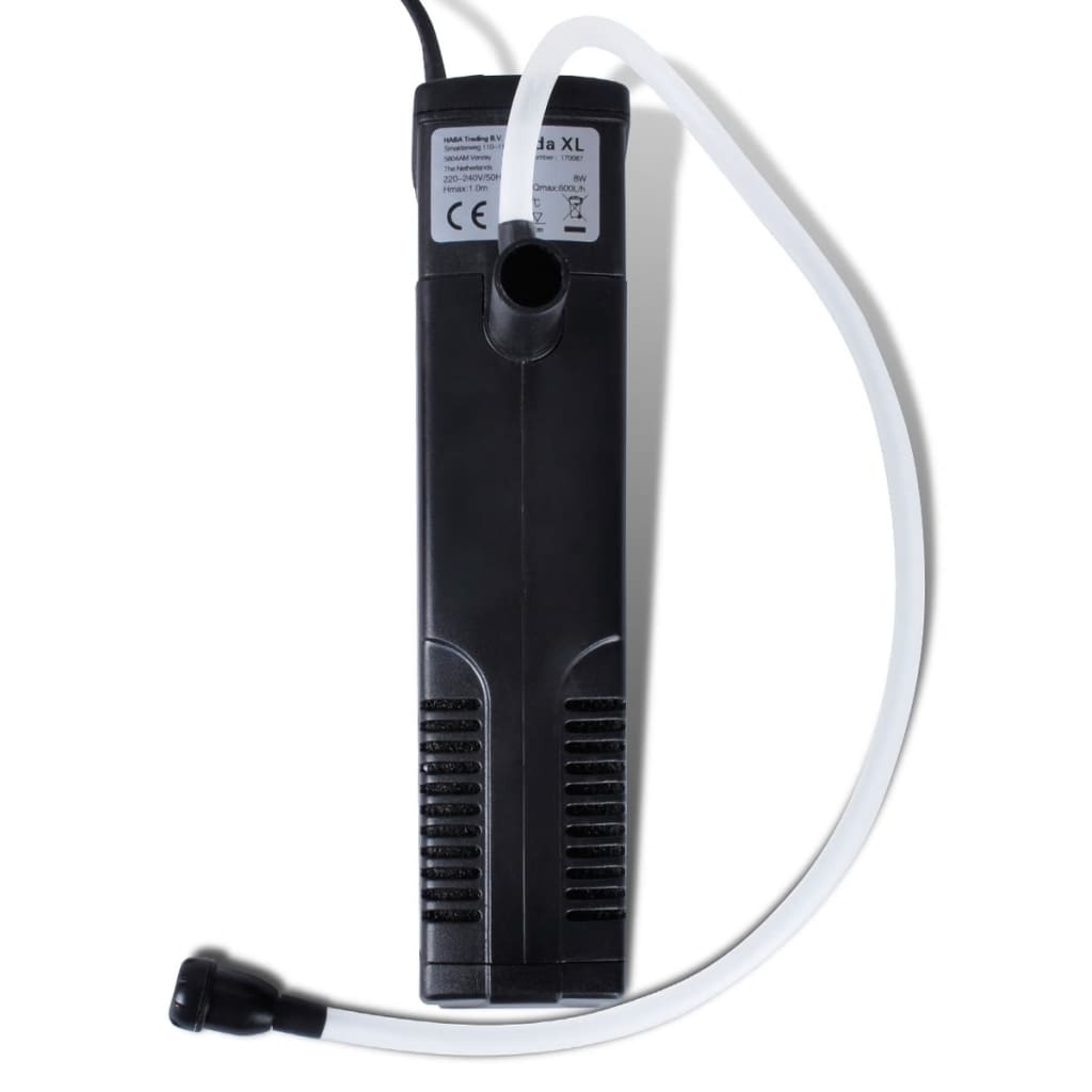 Filterpumpe Akvarium Aktivt Kull 600 L/ t