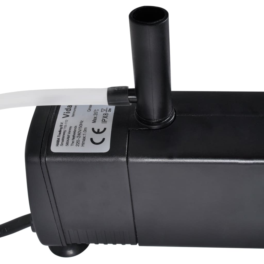 Filterpumpe Akvarium Aktivt Kull 600 L/ t