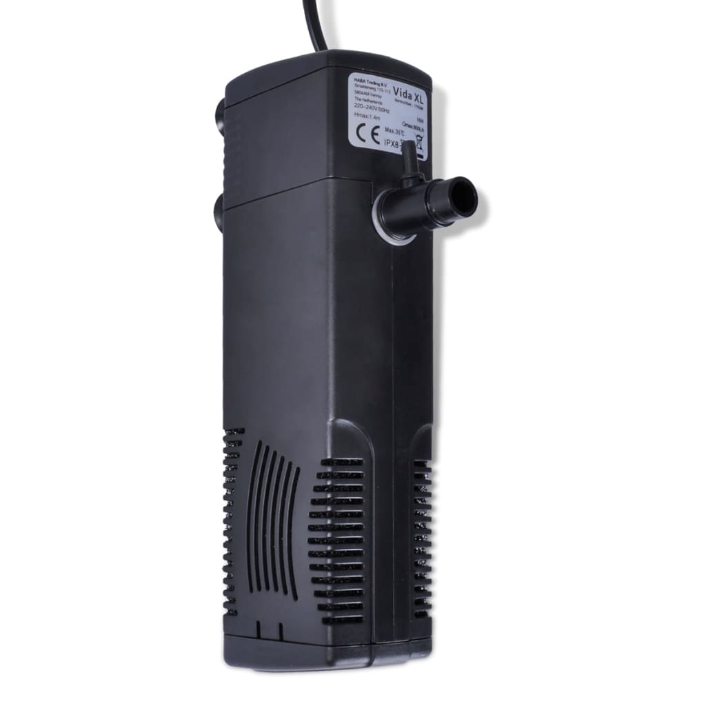 Filterpumpe Akvarium Aktivt Kull 800 L/ t