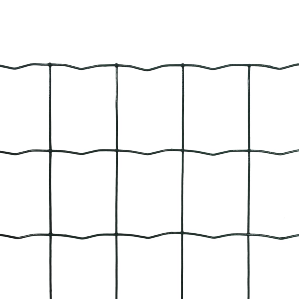 Euro gjerde stål 25 x 1,0 m grønn