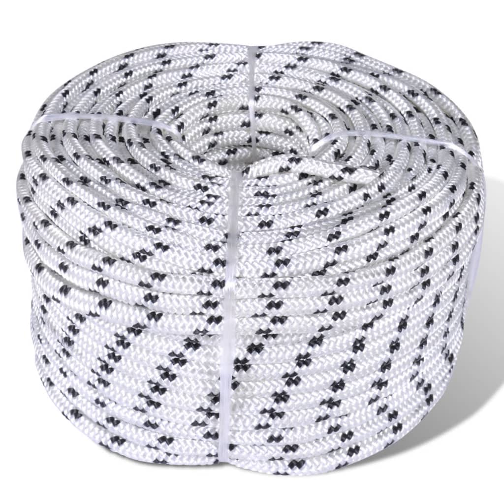 Båttau 6 mm x 50 m spiralflettet polyester